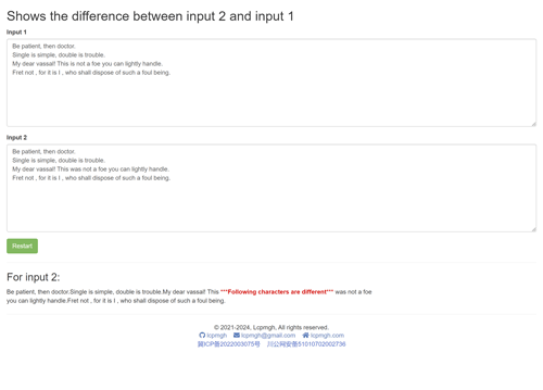 compare